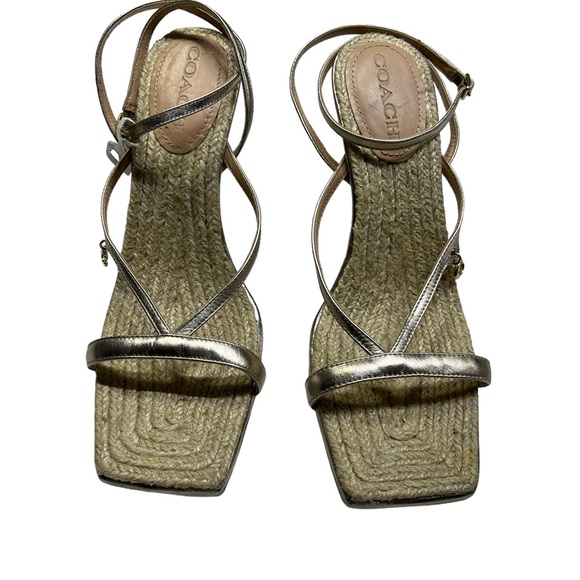 Coach Sandals - Leather upper - Leather lining, jute footbed Leather outsole - Picture 9 of 11